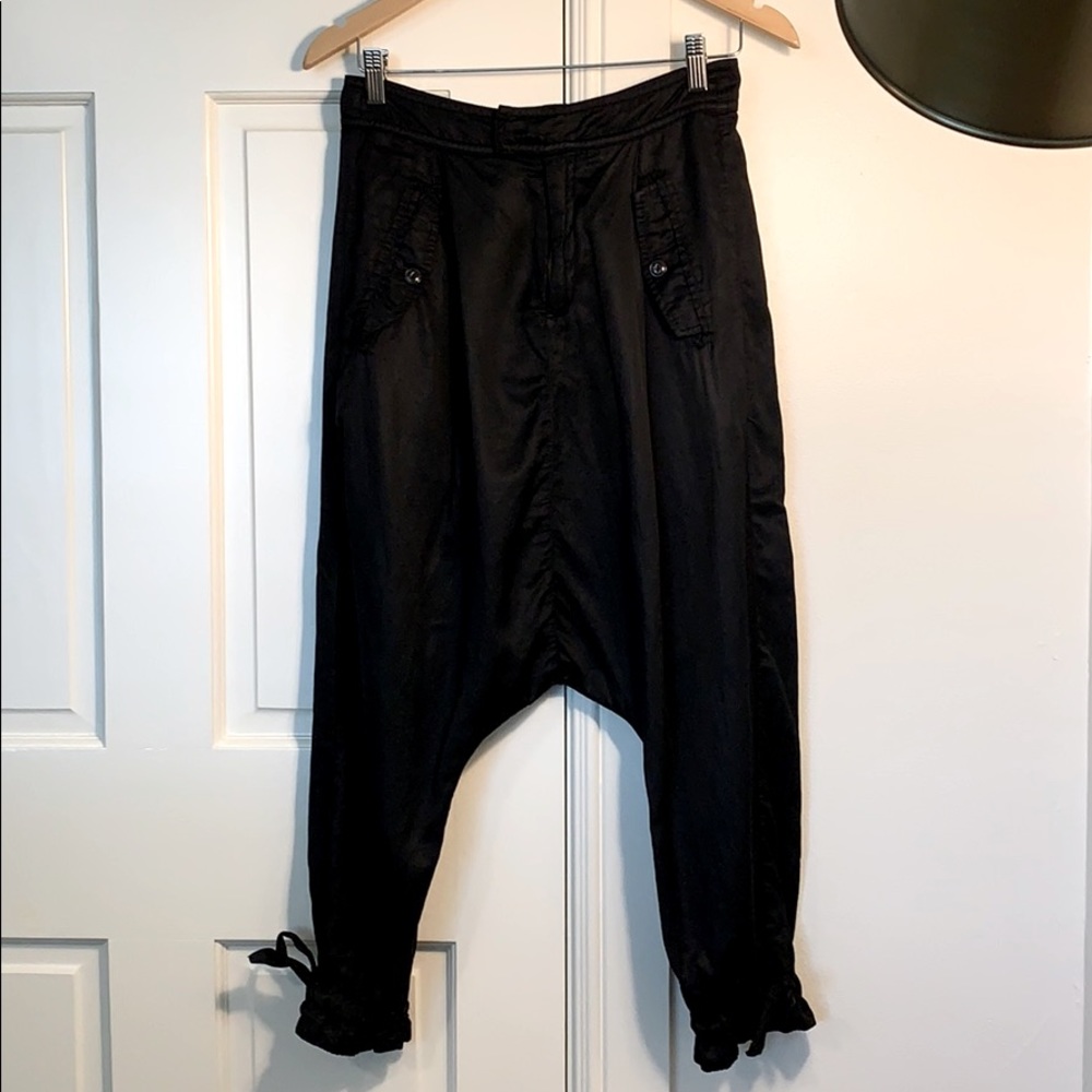 Burning Torch Black Core Drop Crotch Pants